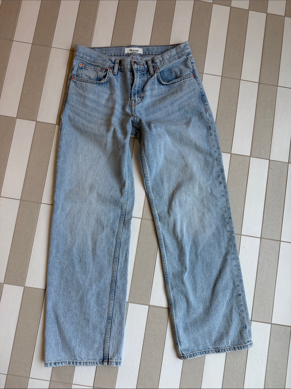 Madewell women’s jeans low rise loose jeans size 27 - Picture 10 of 13